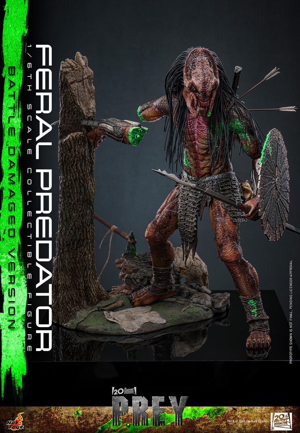 Feral Predator (Battle Damaged Version) Sixth Scale Figure