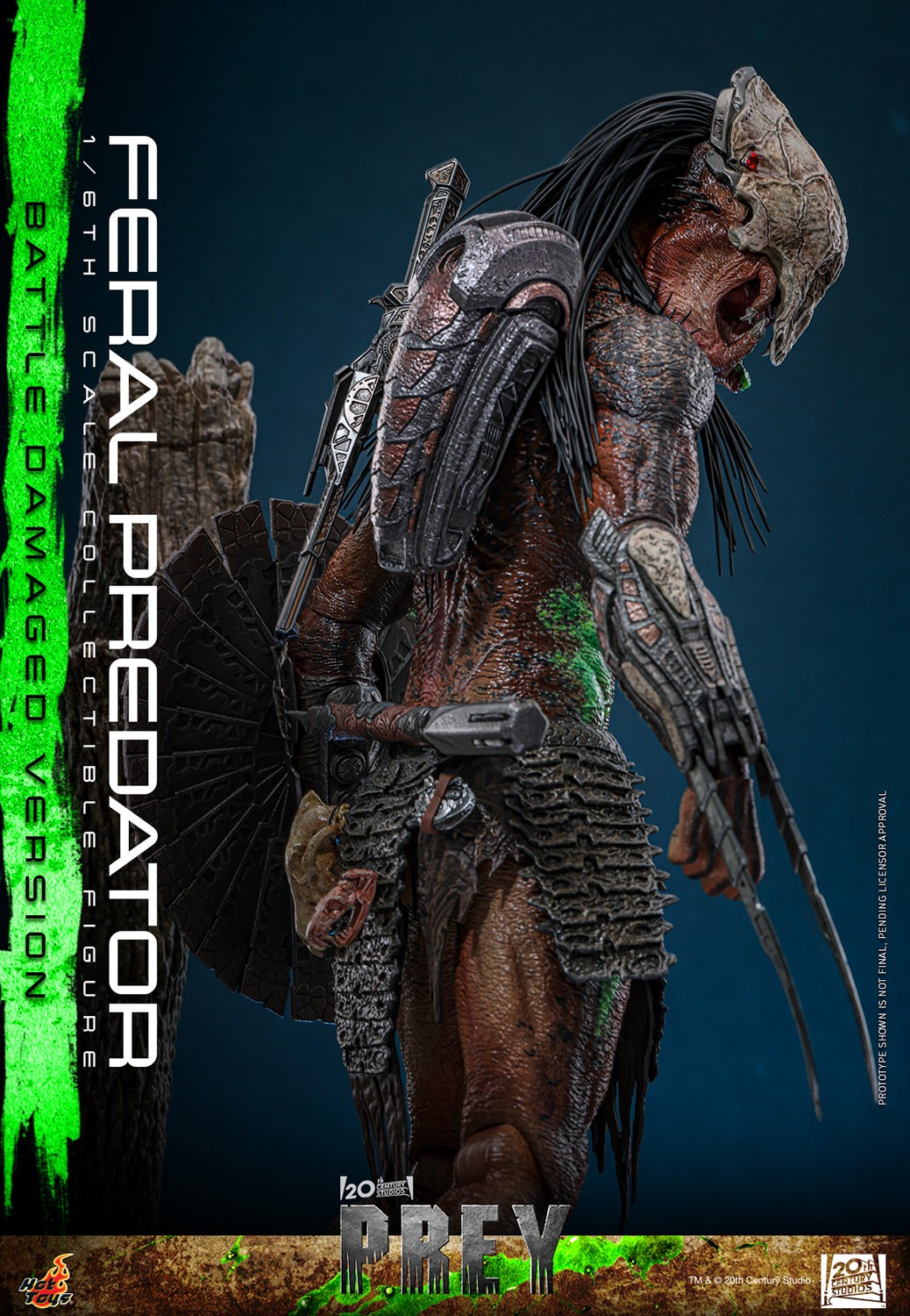 Feral Predator (Battle Damaged Version) Sixth Scale Figure