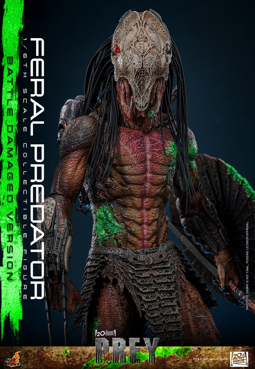 Feral Predator (Battle Damaged Version) Sixth Scale Figure