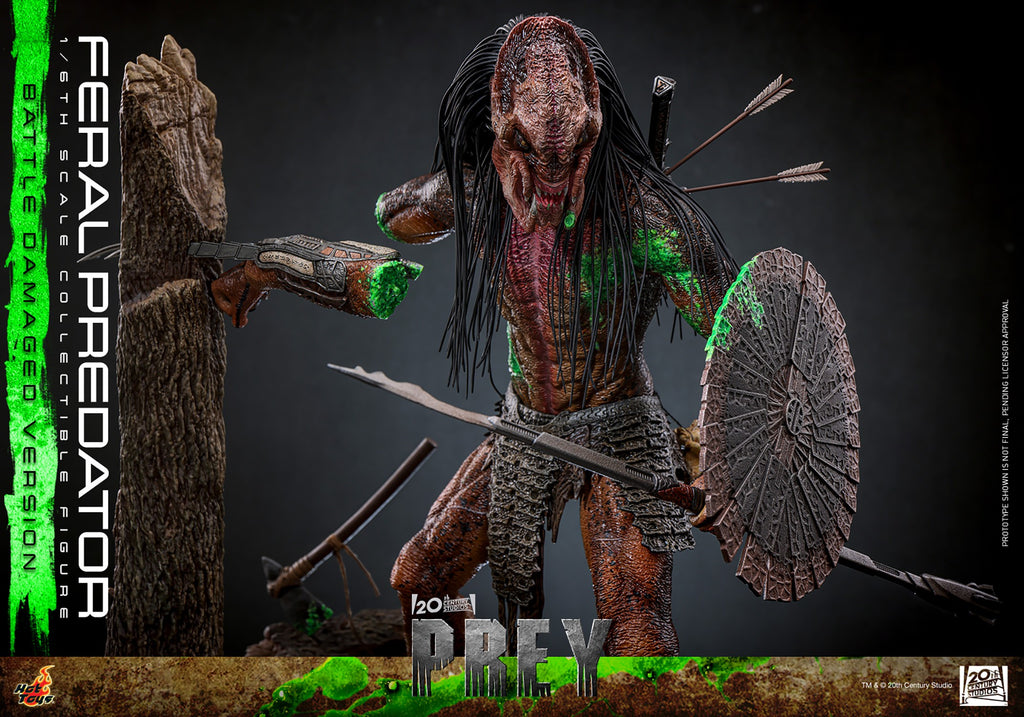 Feral Predator (Battle Damaged Version) Sixth Scale Figure