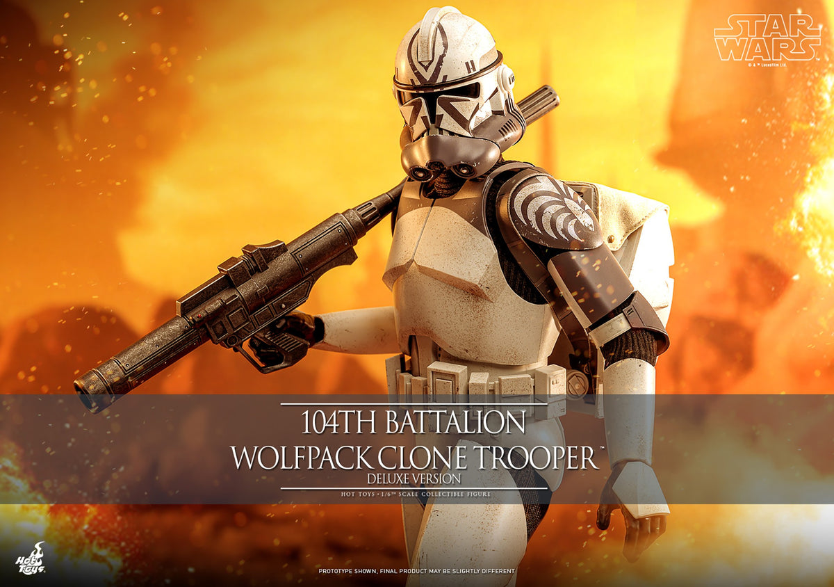 104th Battalion Wolfpack Clone Trooper Star Wars Sixth Scale Figure