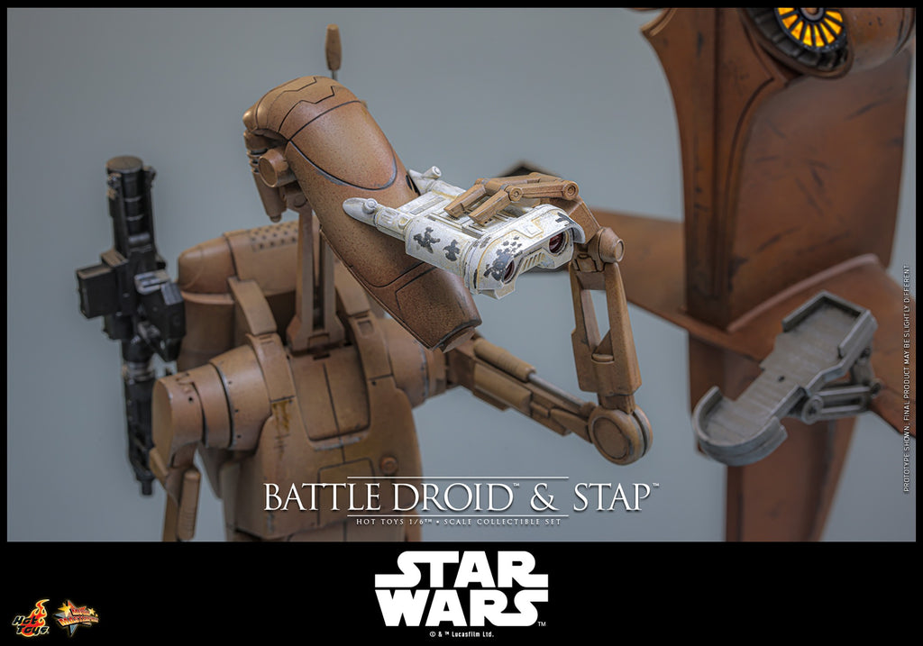 Battle Droid & STAP Star Wars Sixth Scale Figure Set