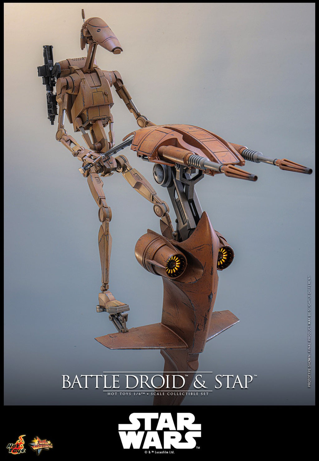 Battle Droid & STAP Star Wars Sixth Scale Figure Set