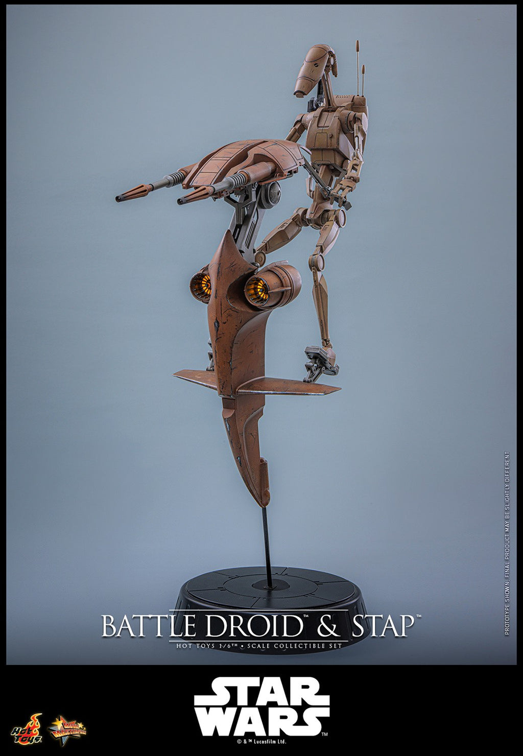 Battle Droid & STAP Star Wars Sixth Scale Figure Set