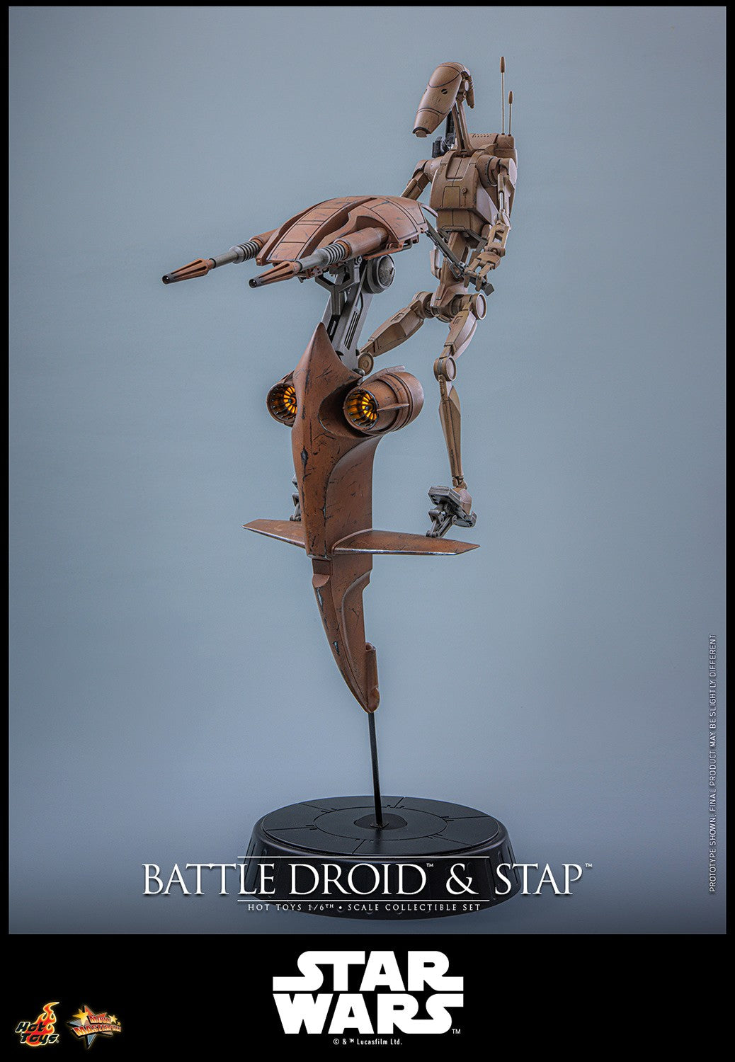 Battle Droid & STAP Star Wars Sixth Scale Figure Set