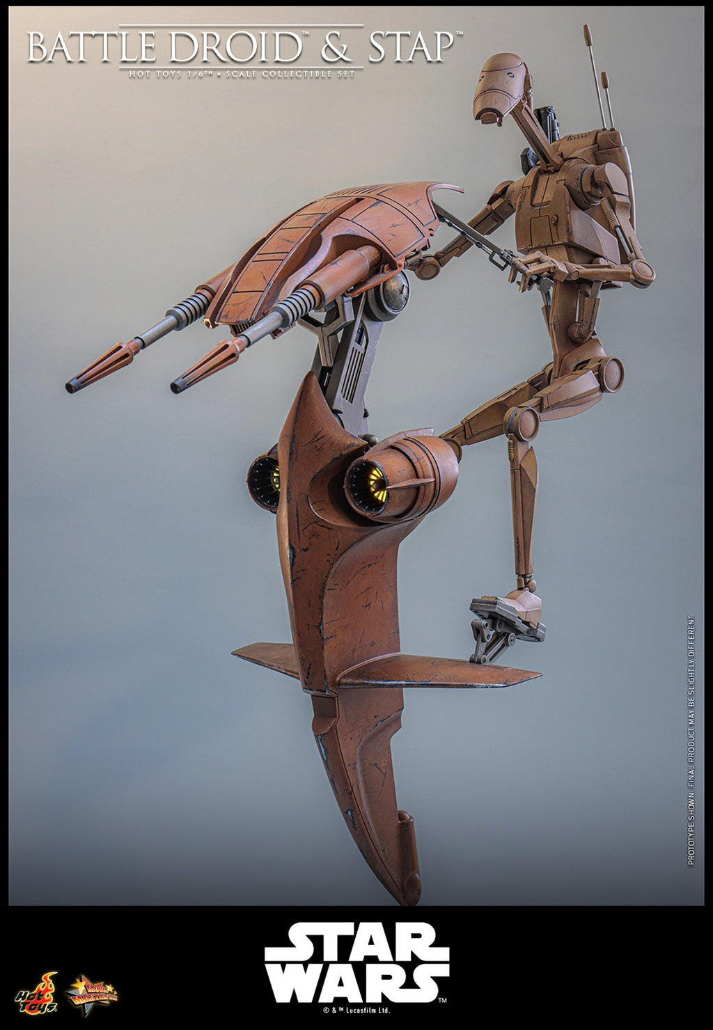 Battle Droid & STAP Star Wars Sixth Scale Figure Set