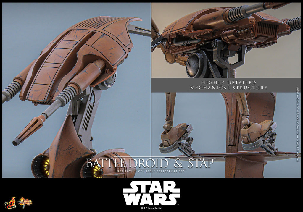 Battle Droid & STAP Star Wars Sixth Scale Figure Set