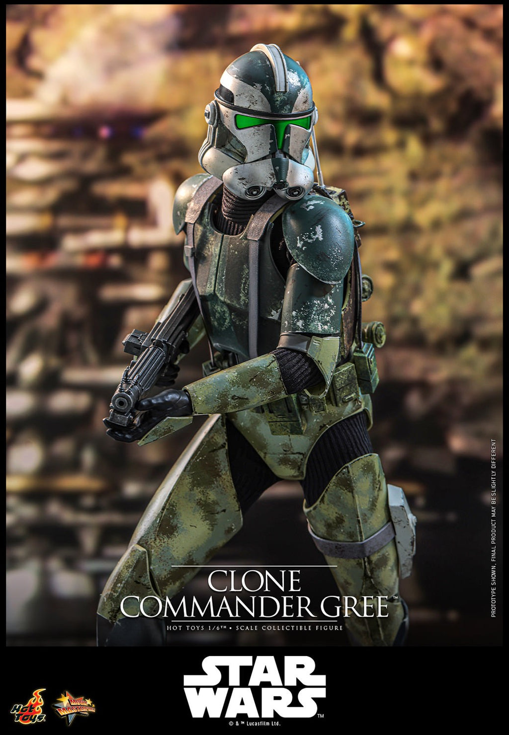 Clone Commander Gree Star Wars Sixth Scale Figure
