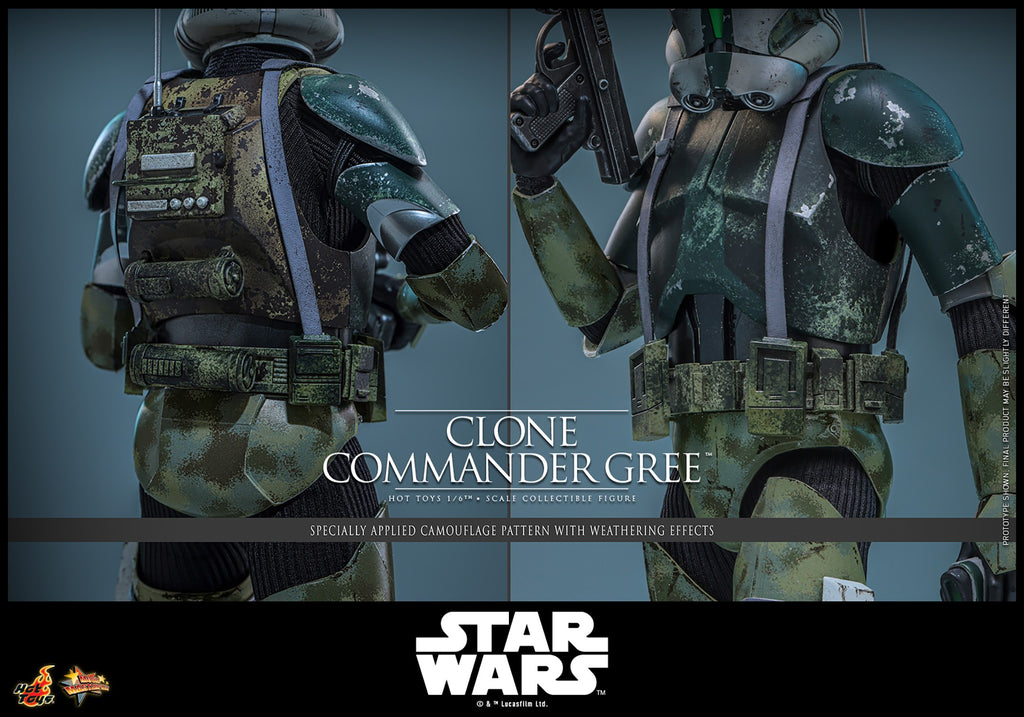 Clone Commander Gree Star Wars Sixth Scale Figure