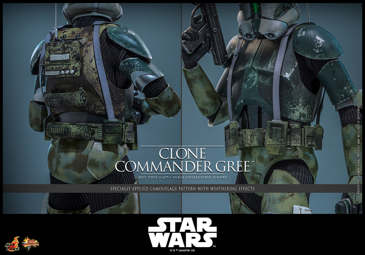 Clone Commander Gree Star Wars Sixth Scale Figure