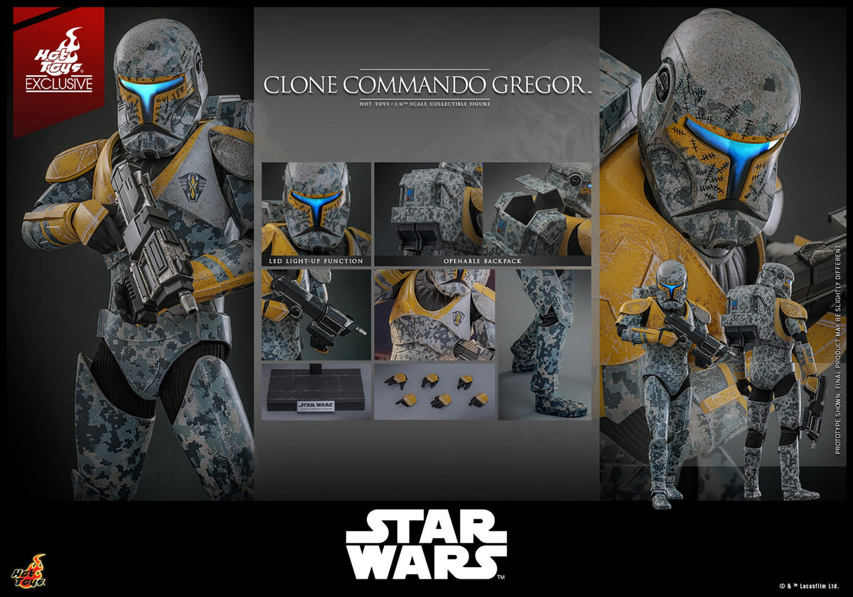 Clone Commando Gregor Star Wars Sixth Scale Figure