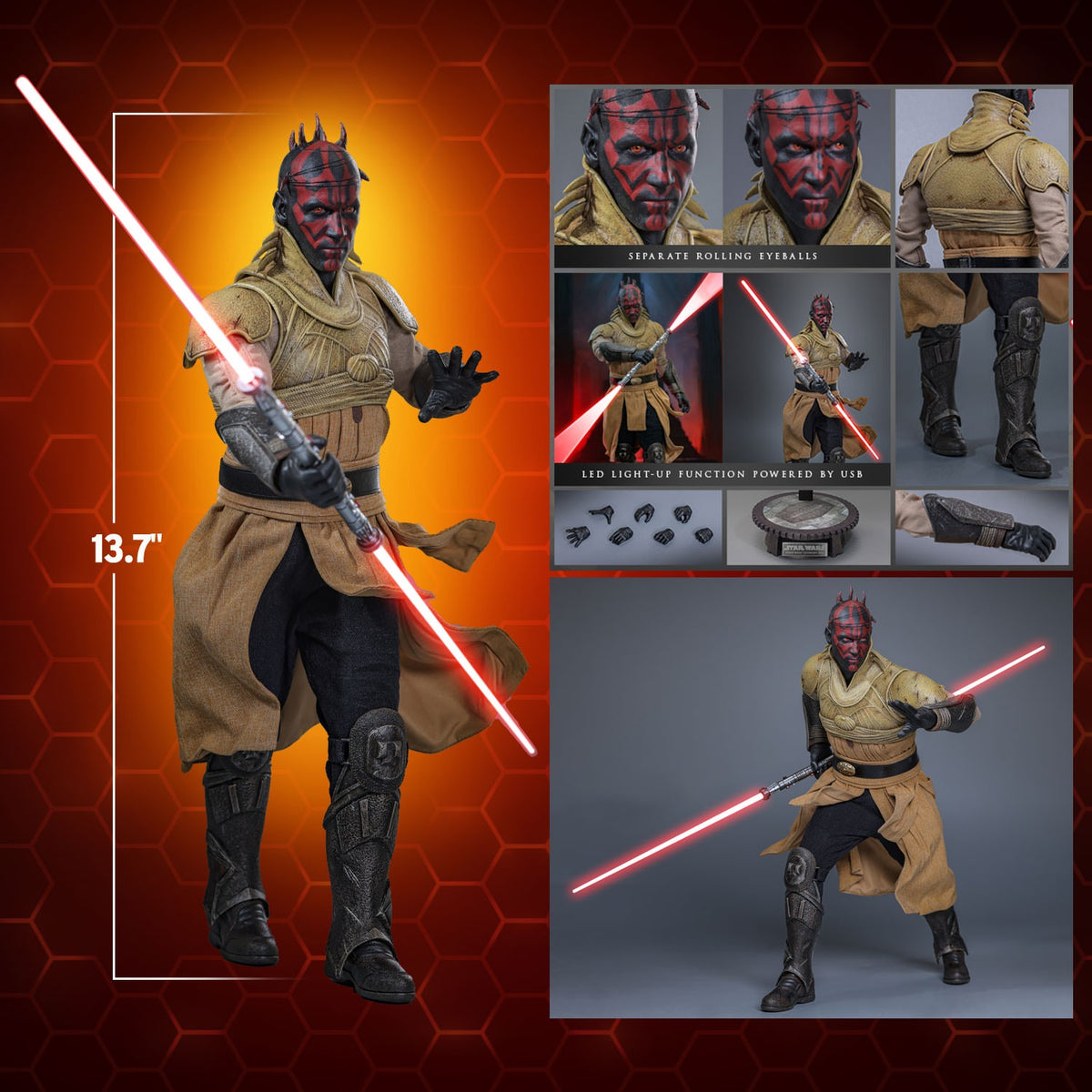 Darth Maul (Concept Art) Star Wars Sixth Scale Figure