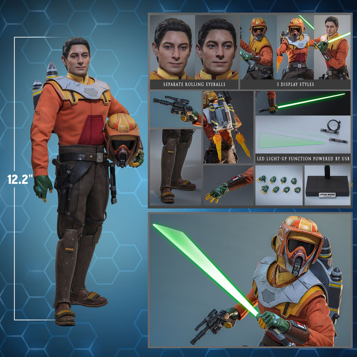 Ezra Bridger Star Wars Sixth Scale Figure