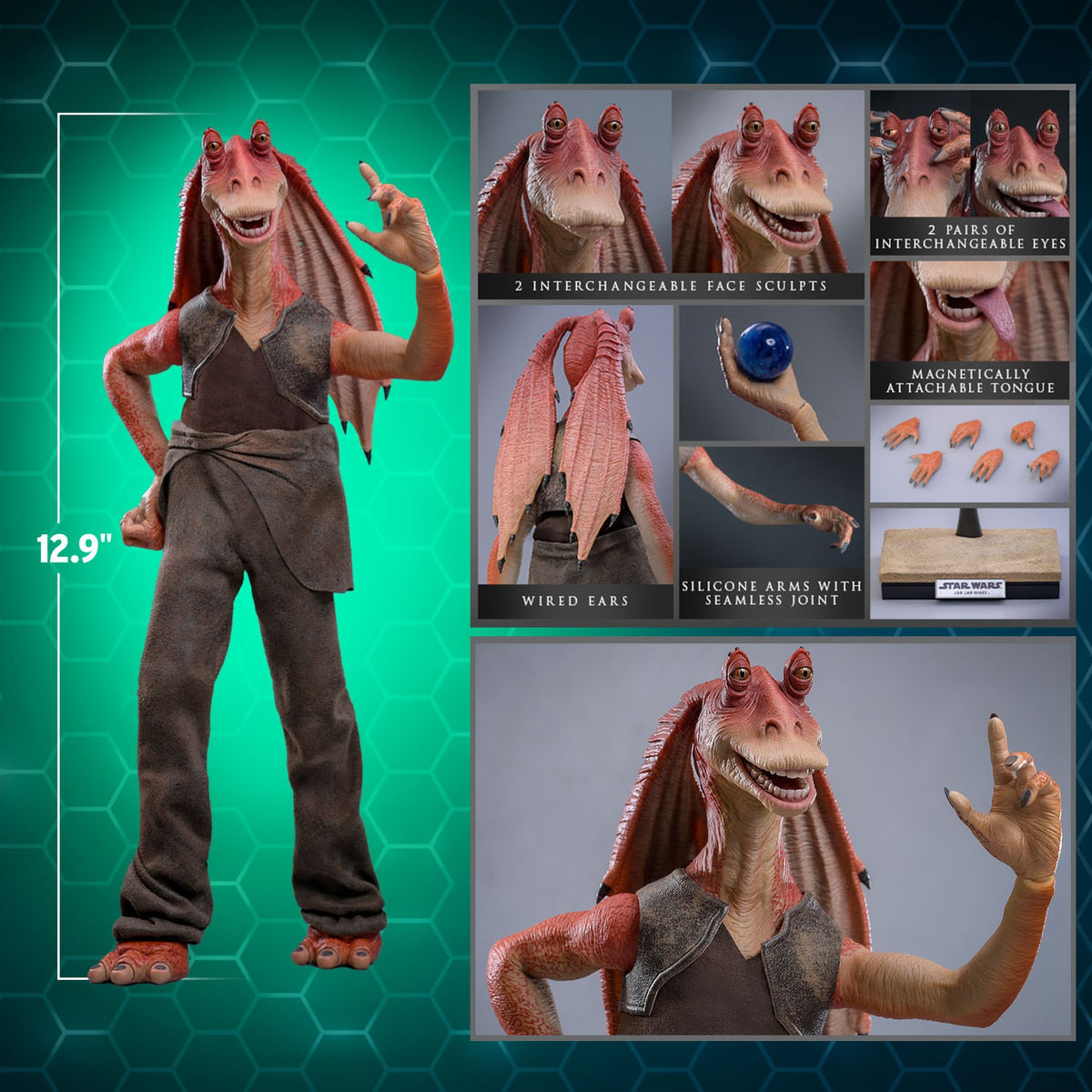 Jar Jar Binks Star Wars Sixth Scale Figure
