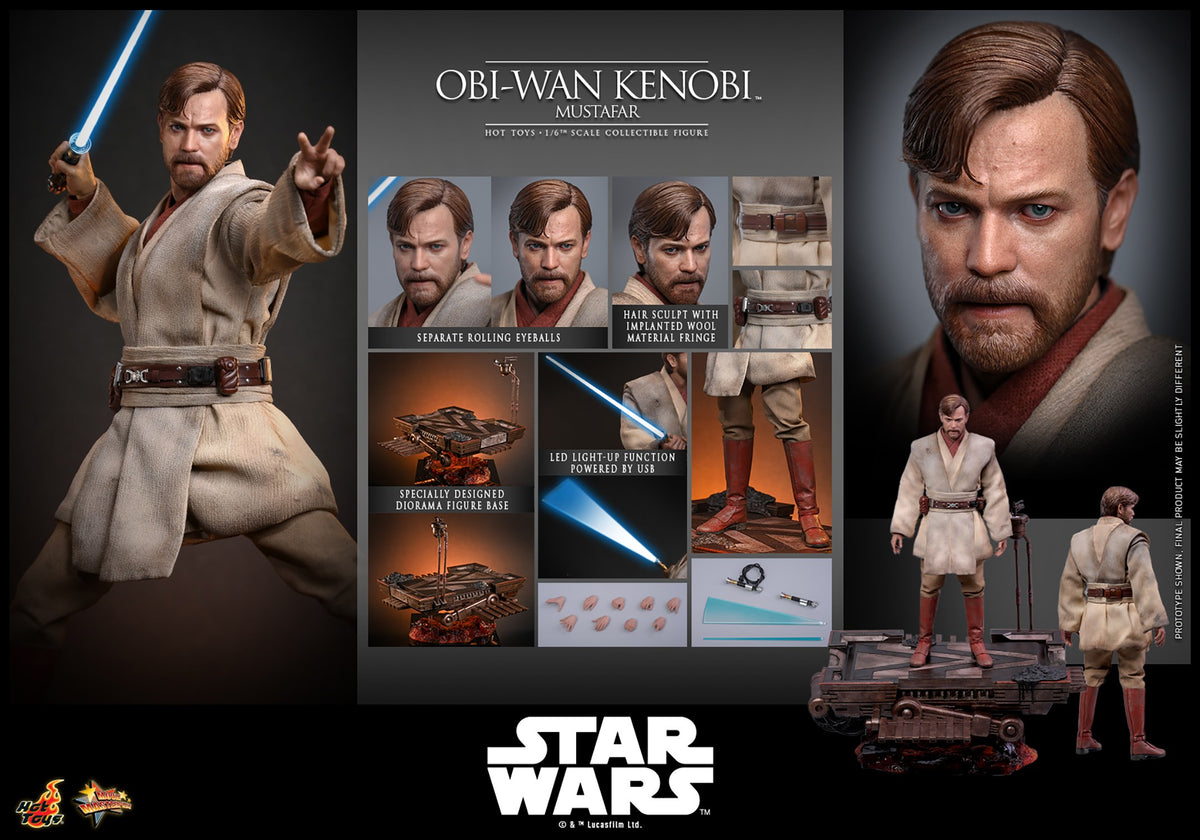 Obi-Wan Kenobi (Mustafar) Star Wars Sixth Scale Figure