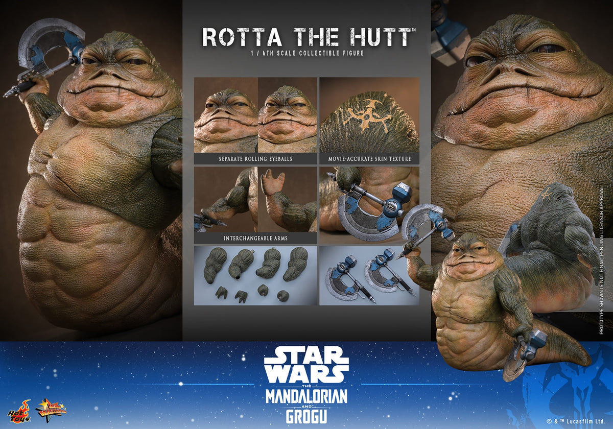 Rotta The Hutt Star Wars Sixth Scale Figure