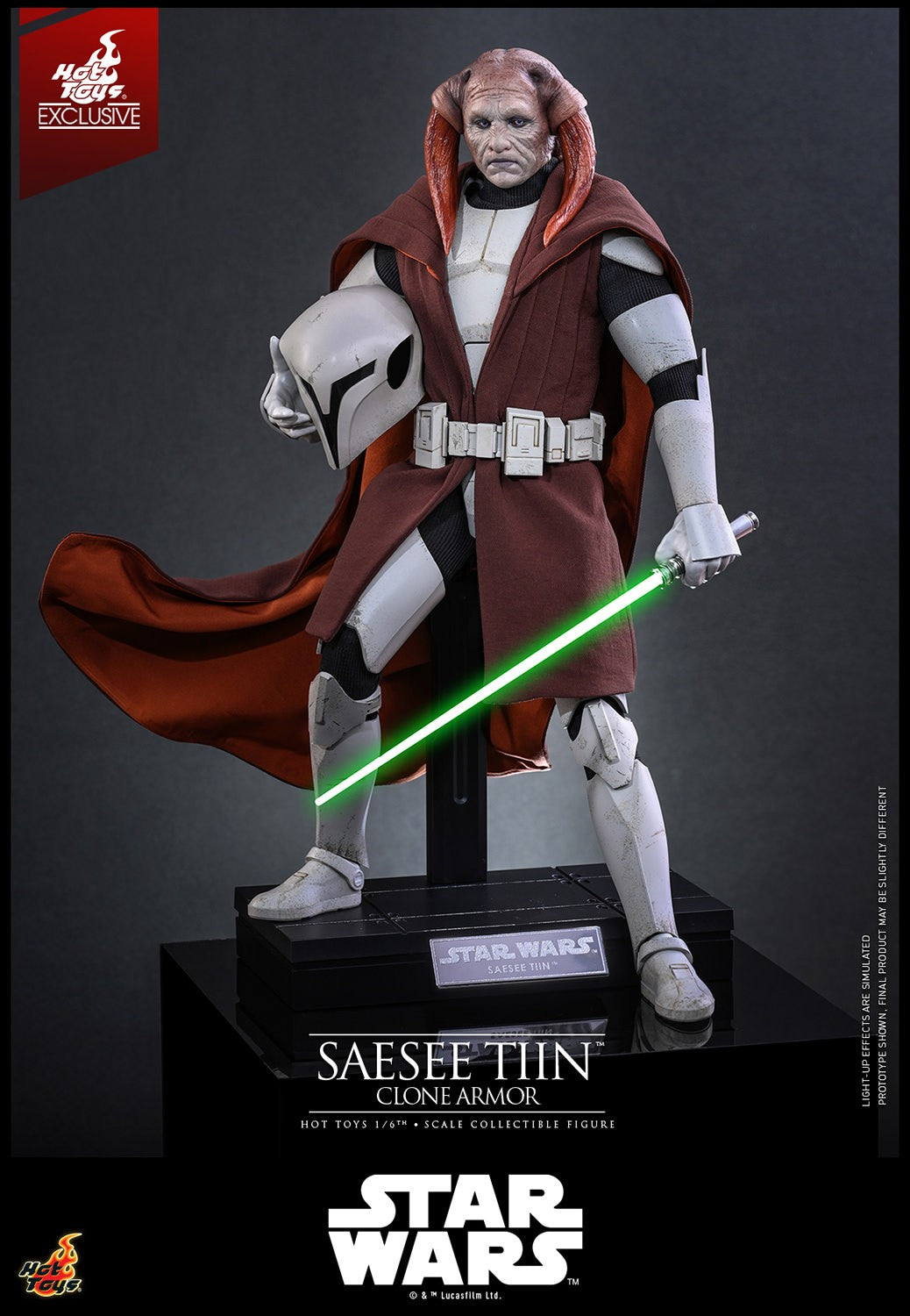 Saesee Tiin (Clone Armor) Star Wars Sixth Scale Figure