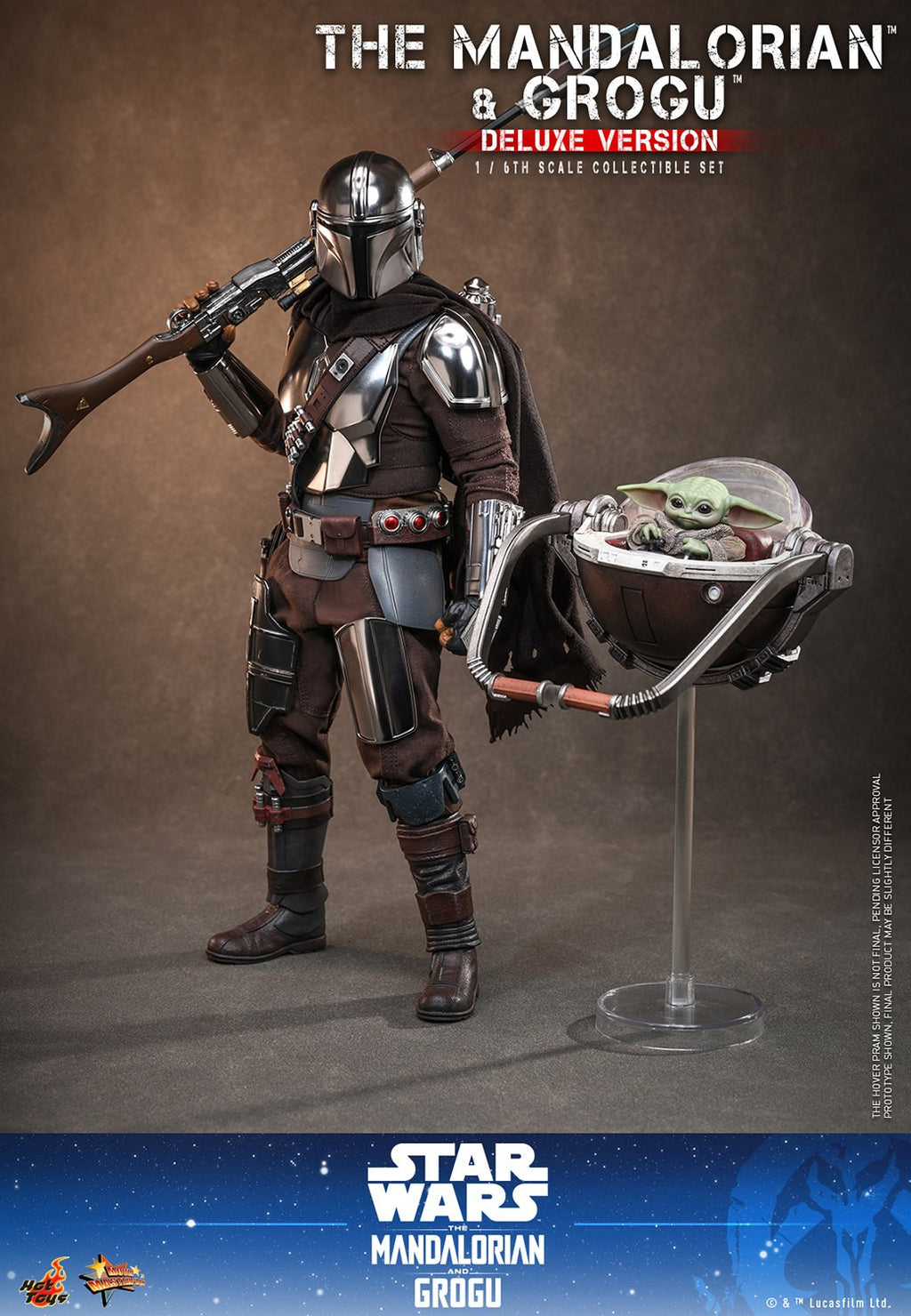 The Mandalorian and Grogu Star Wars Sixth Scale Figure Set