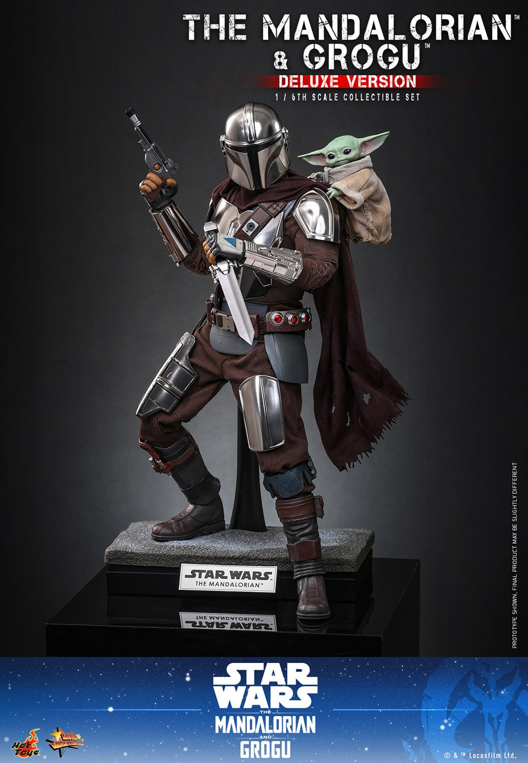 The Mandalorian and Grogu Star Wars Sixth Scale Figure Set