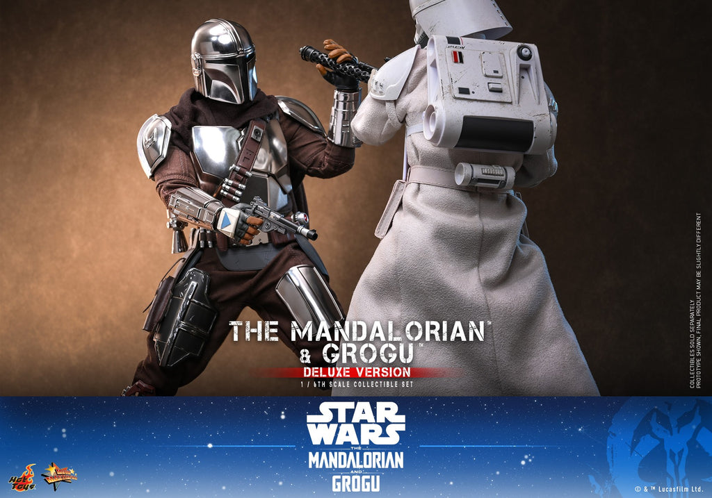 The Mandalorian and Grogu Star Wars Sixth Scale Figure Set