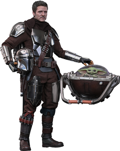 The Mandalorian and Grogu Star Wars Sixth Scale Figure Set