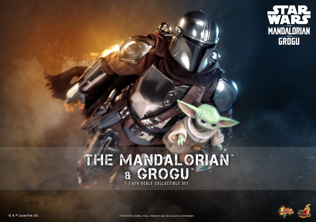 The Mandalorian and Grogu Star Wars Sixth Scale Figure Set