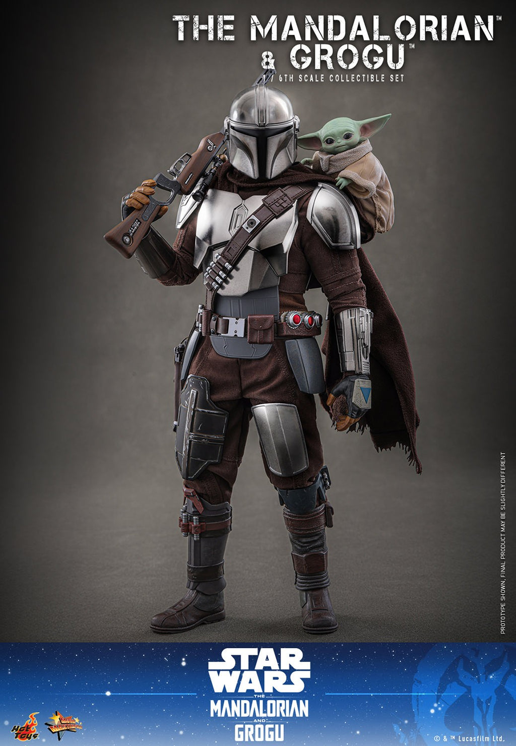 The Mandalorian and Grogu Star Wars Sixth Scale Figure Set