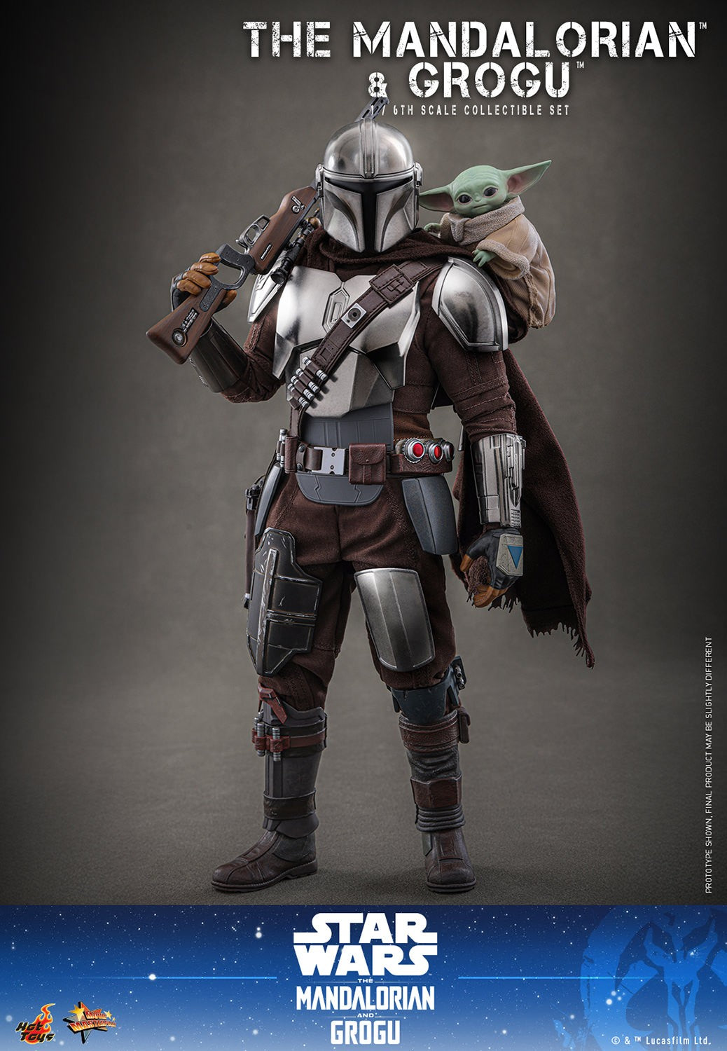 The Mandalorian and Grogu Star Wars Sixth Scale Figure Set