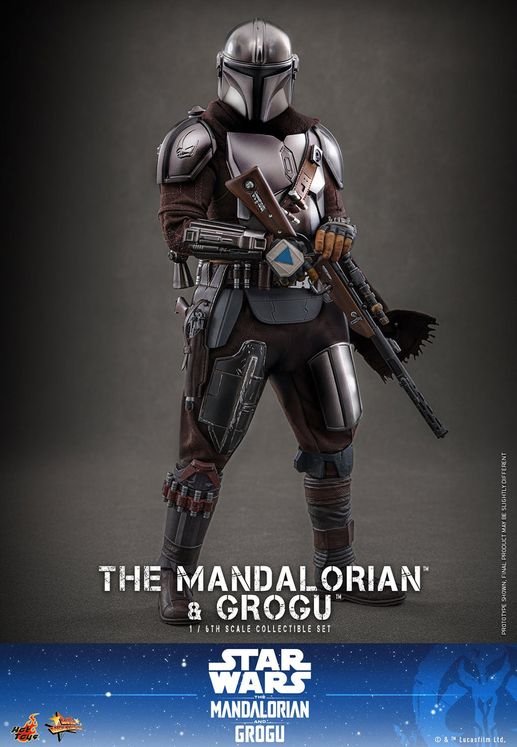 The Mandalorian and Grogu Star Wars Sixth Scale Figure Set