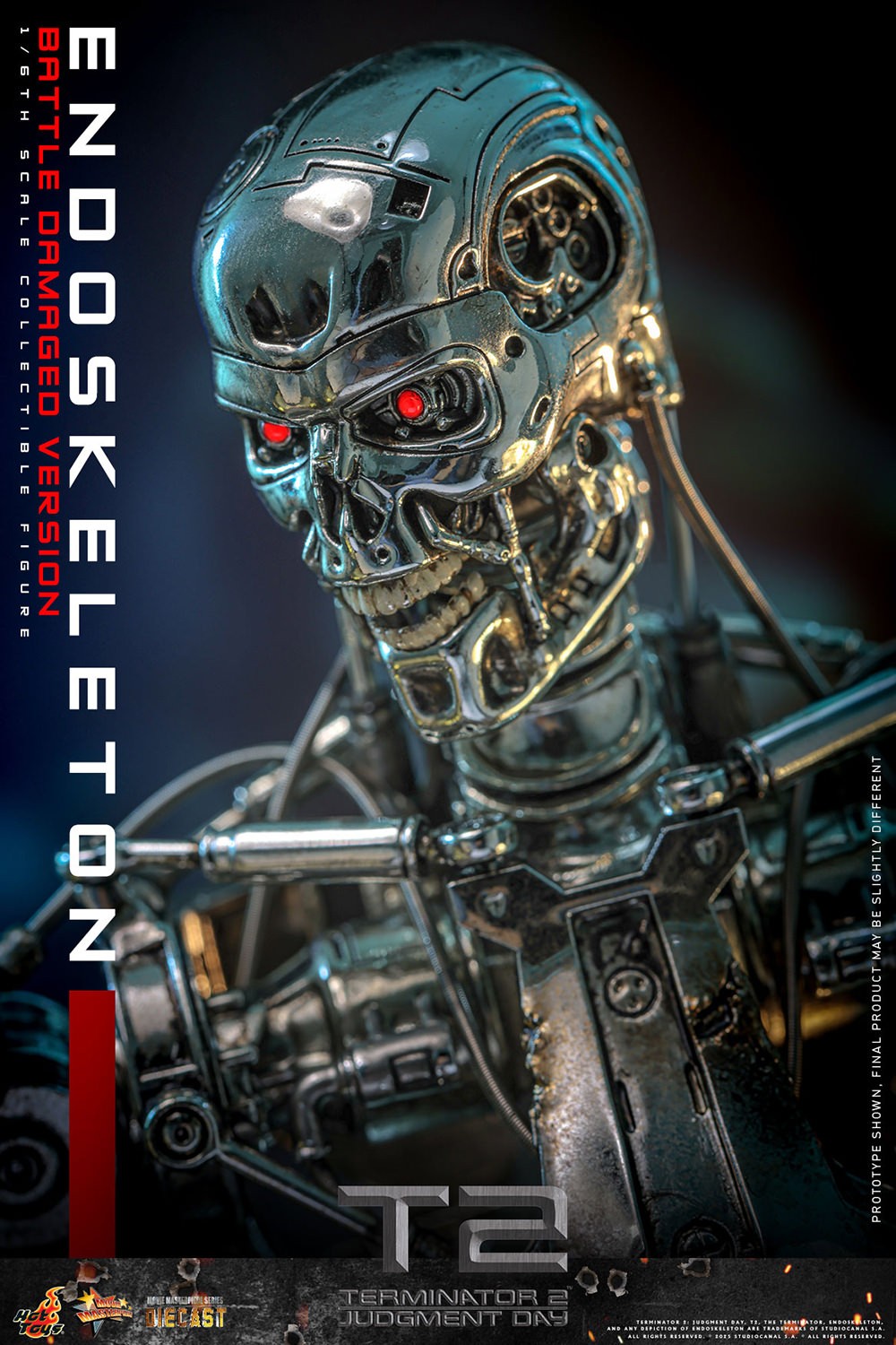 Endoskeleton (Battle Damaged Version) Terminator Sixth Scale Figure