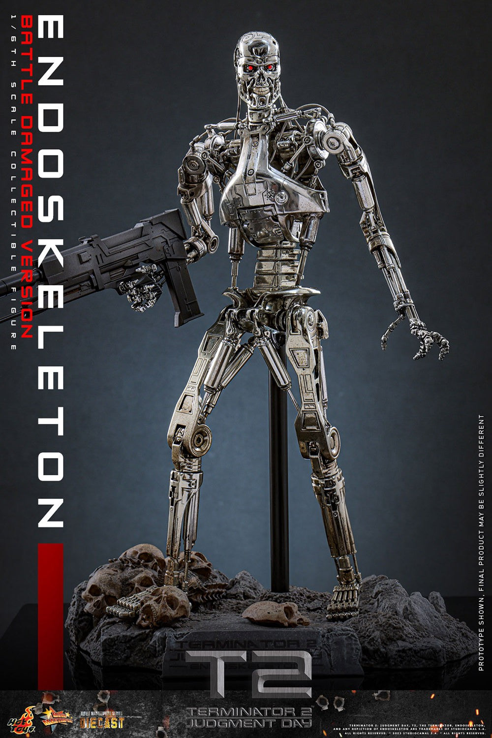 Endoskeleton (Battle Damaged Version) Terminator Sixth Scale Figure