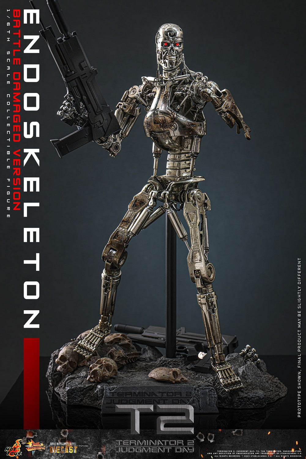Endoskeleton (Battle Damaged Version) Terminator Sixth Scale Figure