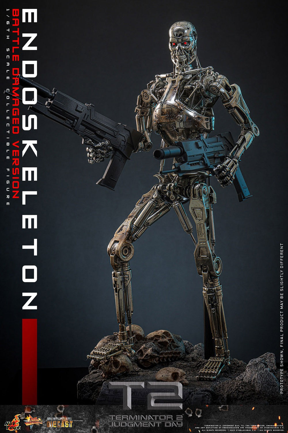 Endoskeleton (Battle Damaged Version) Terminator Sixth Scale Figure