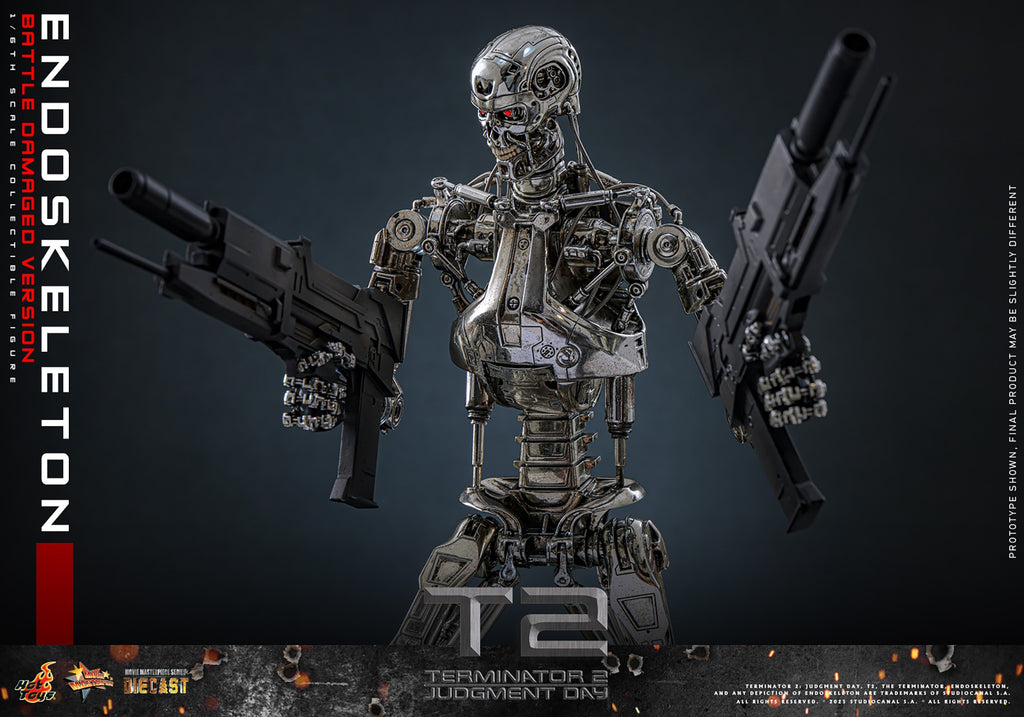 Endoskeleton (Battle Damaged Version) Terminator Sixth Scale Figure