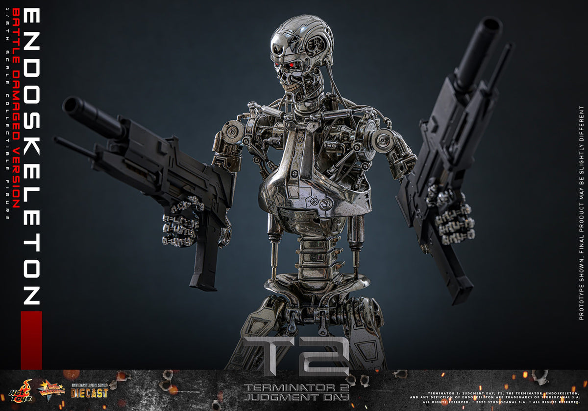 Endoskeleton (Battle Damaged Version) Terminator Sixth Scale Figure