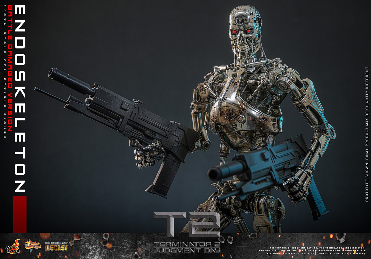 Endoskeleton (Battle Damaged Version) Terminator Sixth Scale Figure