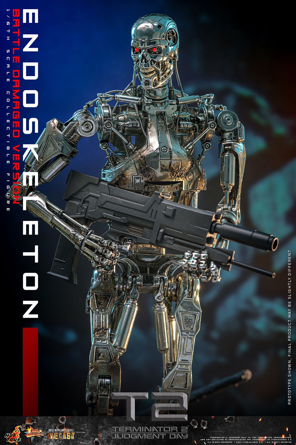 Endoskeleton (Battle Damaged Version) Terminator Sixth Scale Figure