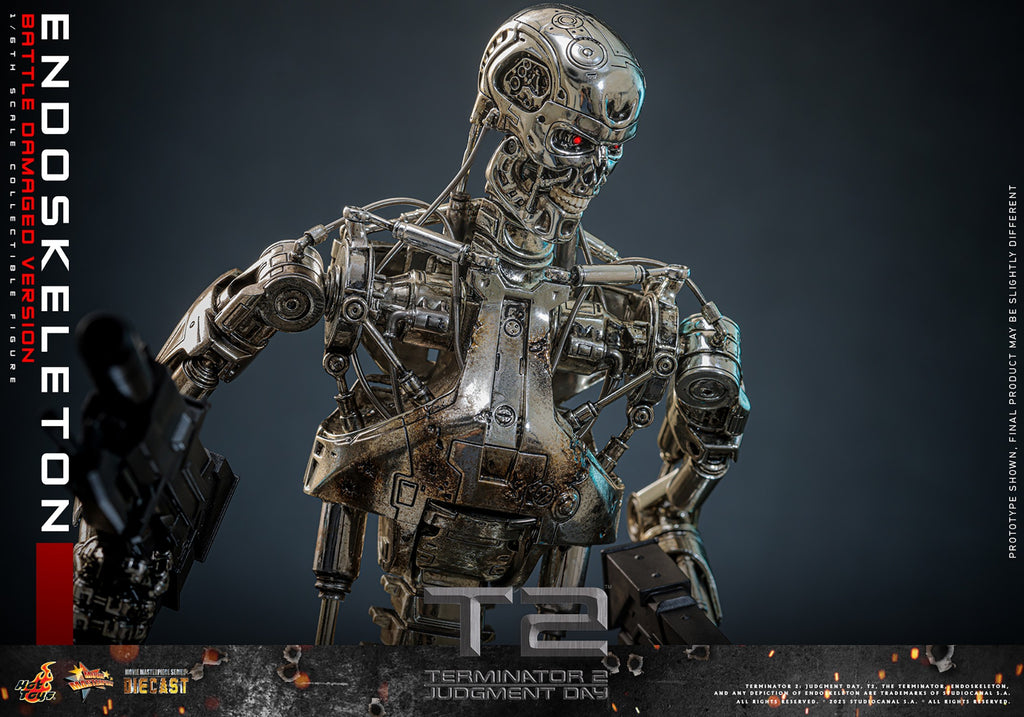 Endoskeleton (Battle Damaged Version) Terminator Sixth Scale Figure