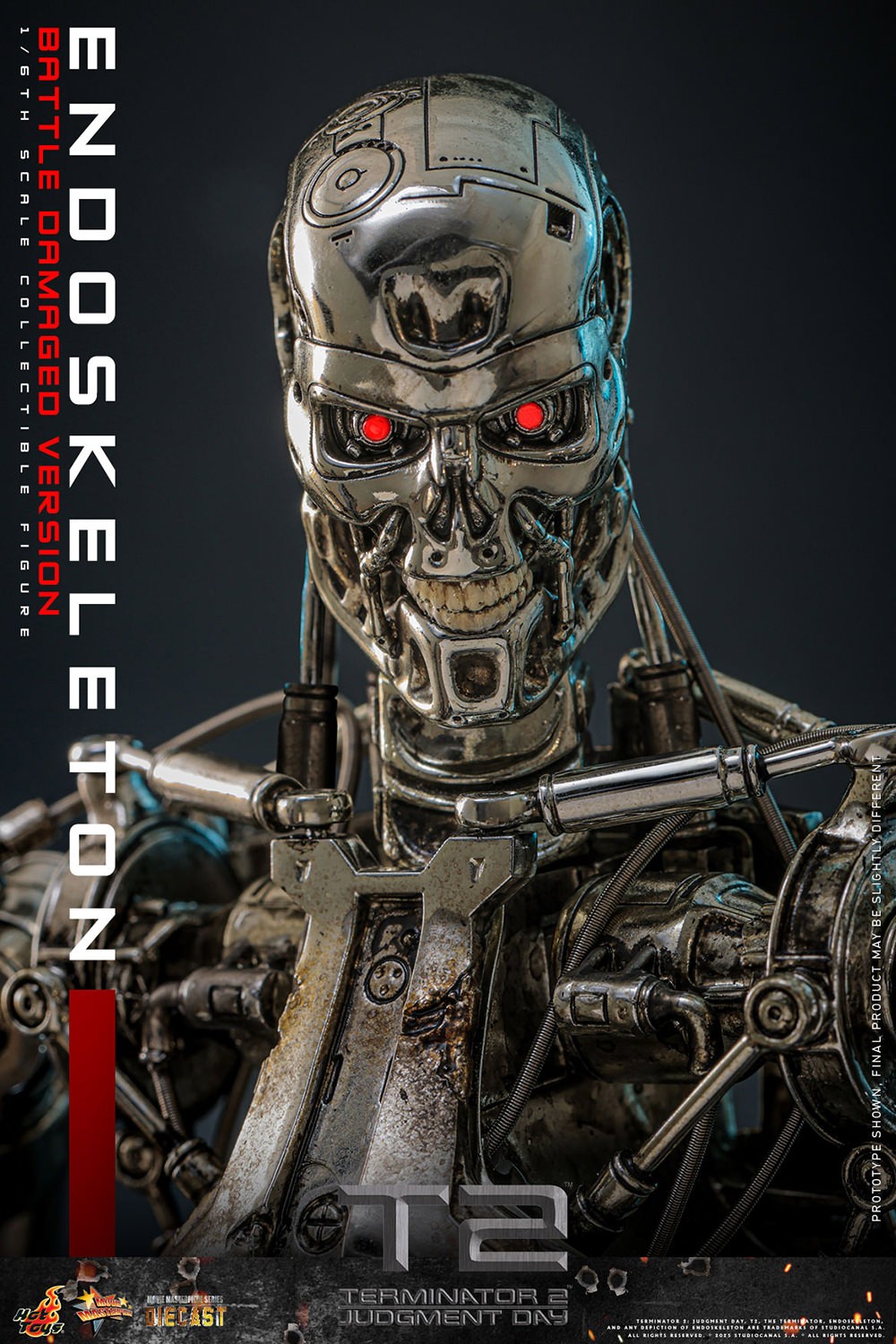 Endoskeleton (Battle Damaged Version) Terminator Sixth Scale Figure