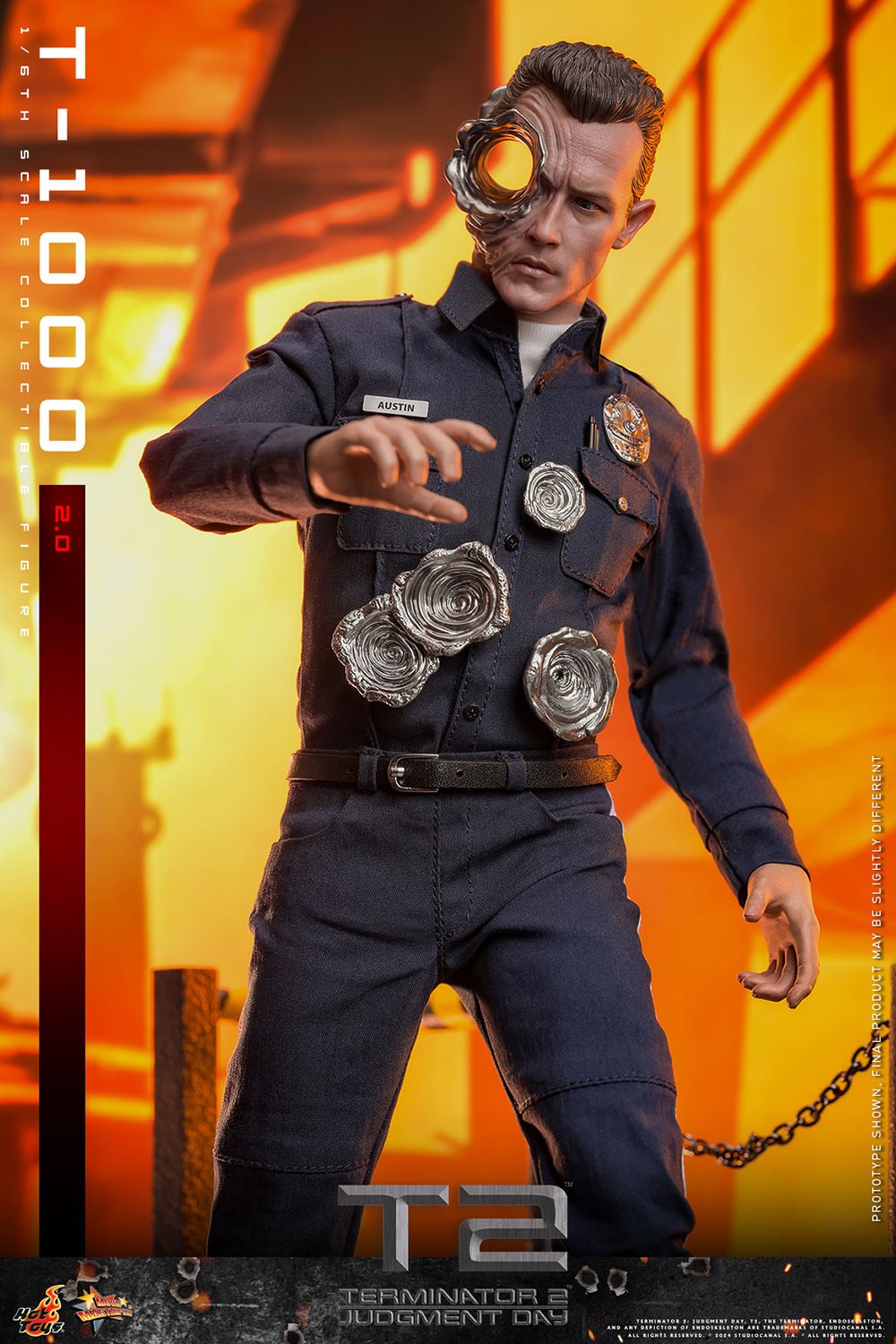 T-1000 (2.0) Terminator Sixth Scale Figure