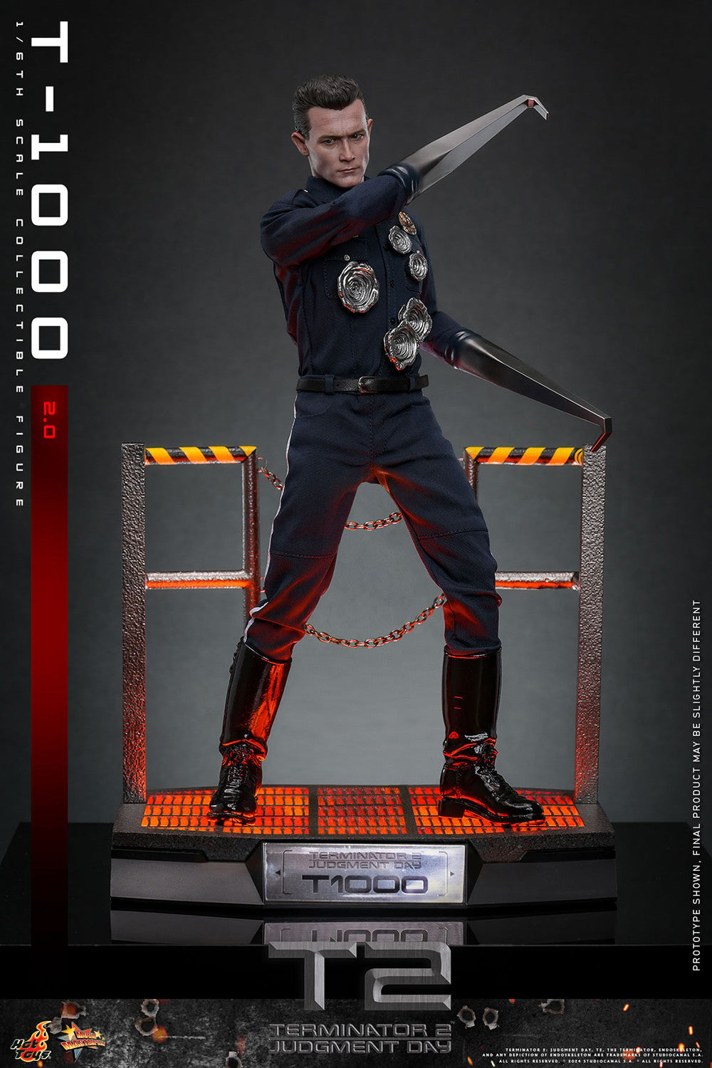 T-1000 (2.0) Terminator Sixth Scale Figure