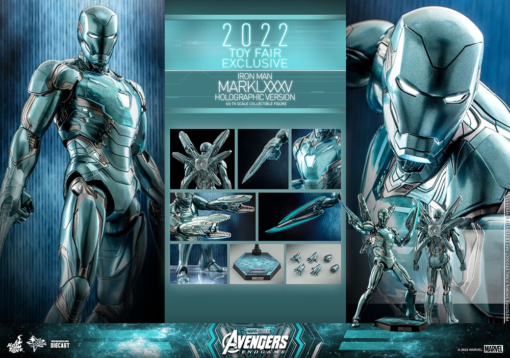 Iron Man Mark LXXXV (Holographic Version) Marvel Sixth Scale Figure