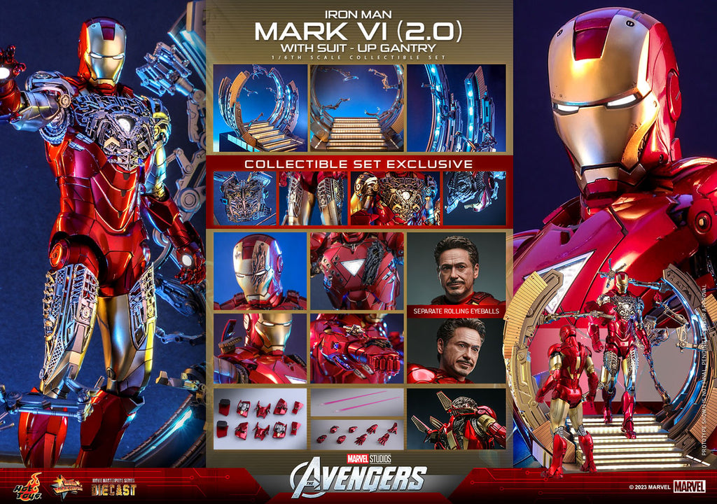 Iron Man Mark VI (2.0) Marvel Sixth Scale Figure