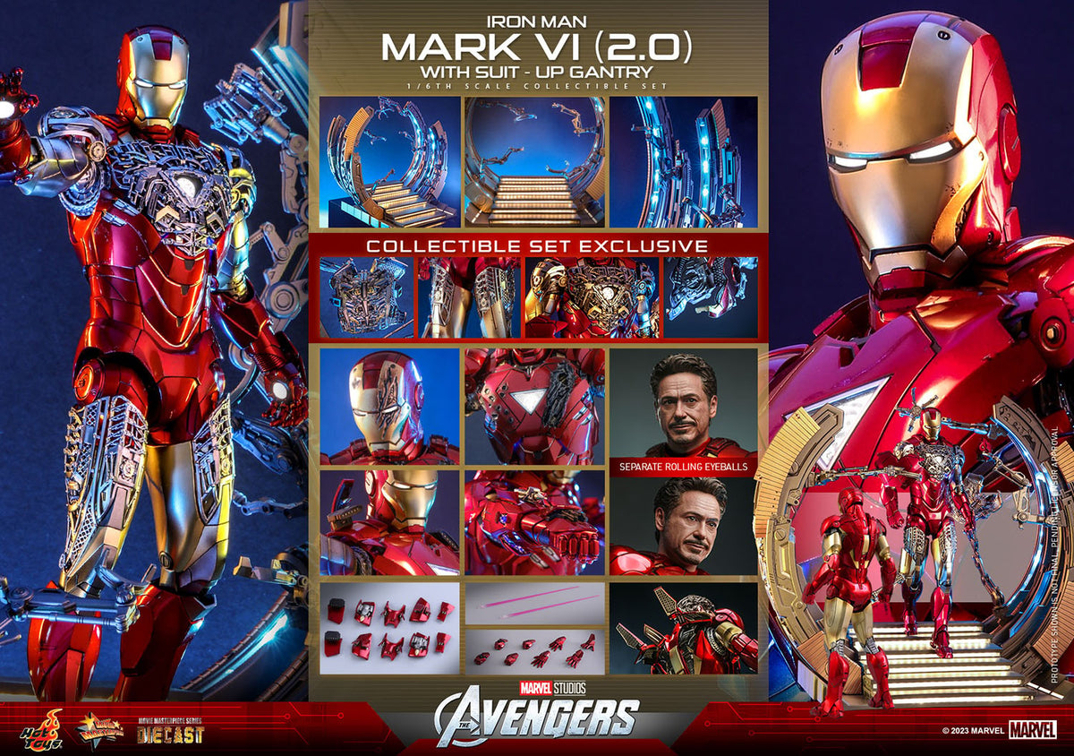 Iron Man Mark VI (2.0) Marvel Sixth Scale Figure