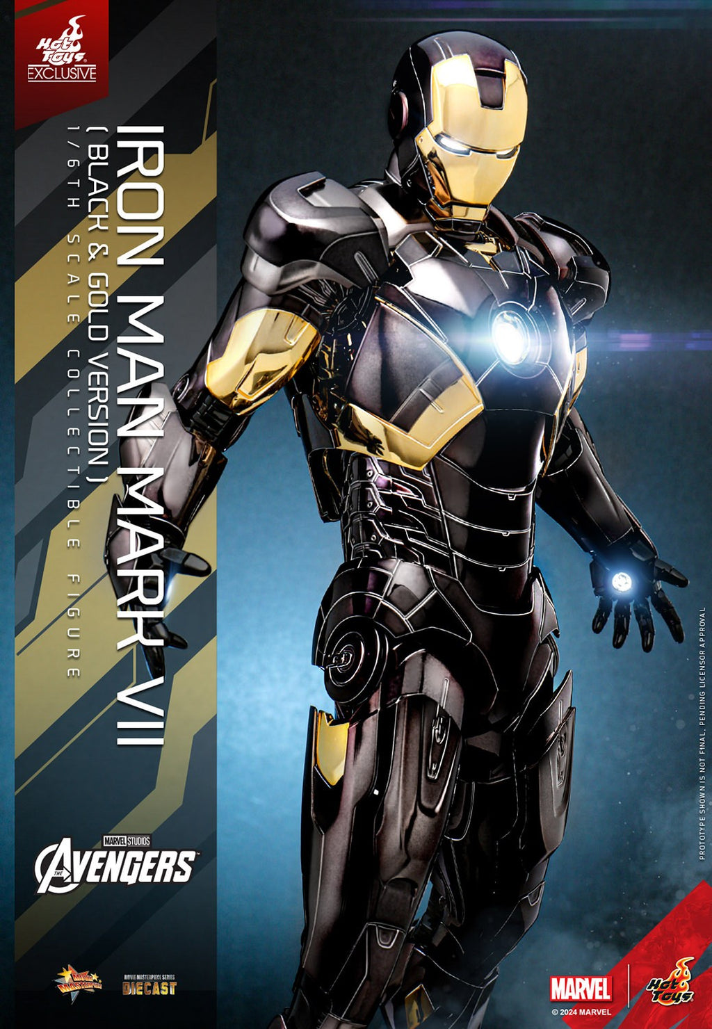 Iron Man Mark VII (Black & Gold Version) Marvel Sixth Scale Figure