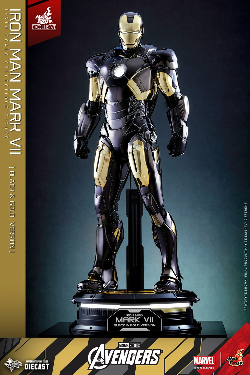 Iron Man Mark VII (Black & Gold Version) Marvel Sixth Scale Figure
