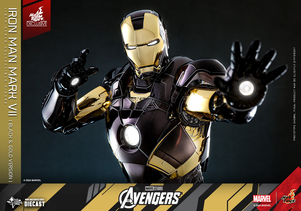 Iron Man Mark VII (Black & Gold Version) Marvel Sixth Scale Figure