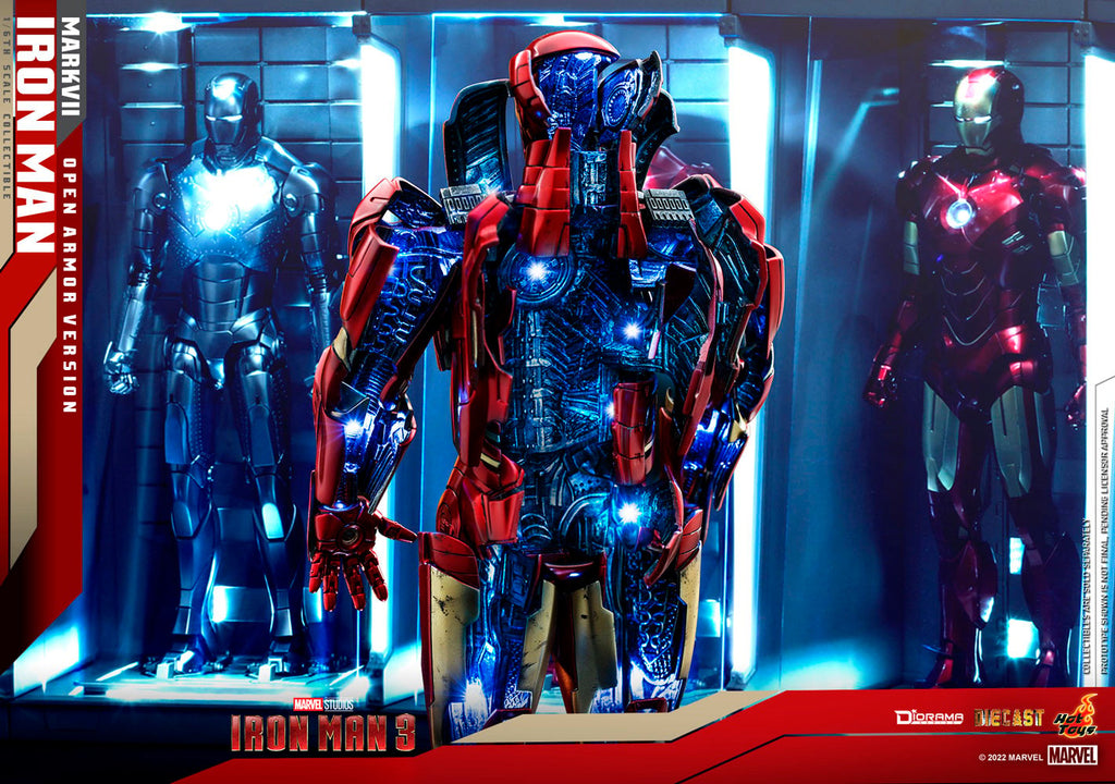 Iron Man Mark VII (Open Armor Version) Marvel Sixth Scale Diorama