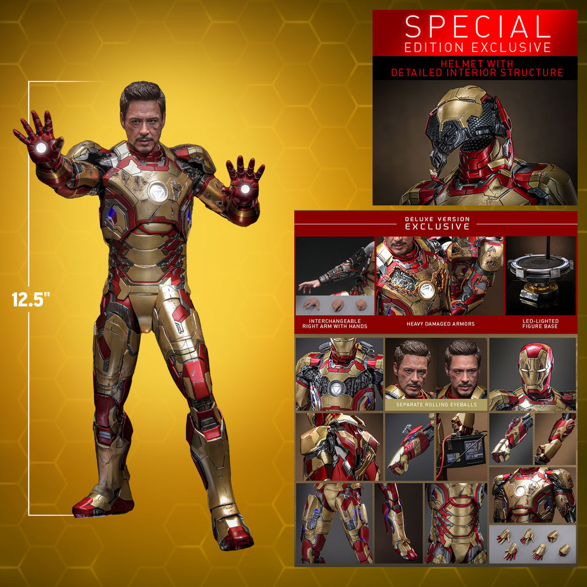 Iron Man Mark XLII (2.0) Marvel Sixth Scale Figure