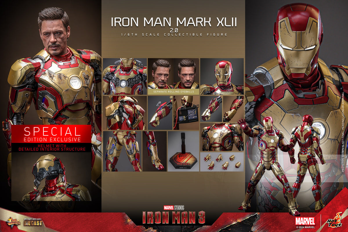 Iron Man Mark XLII (2.0) Marvel Sixth Scale Figure